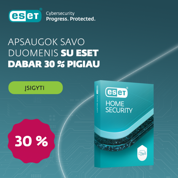ESET HOME Security PREMIUM, 1 licencija/metams